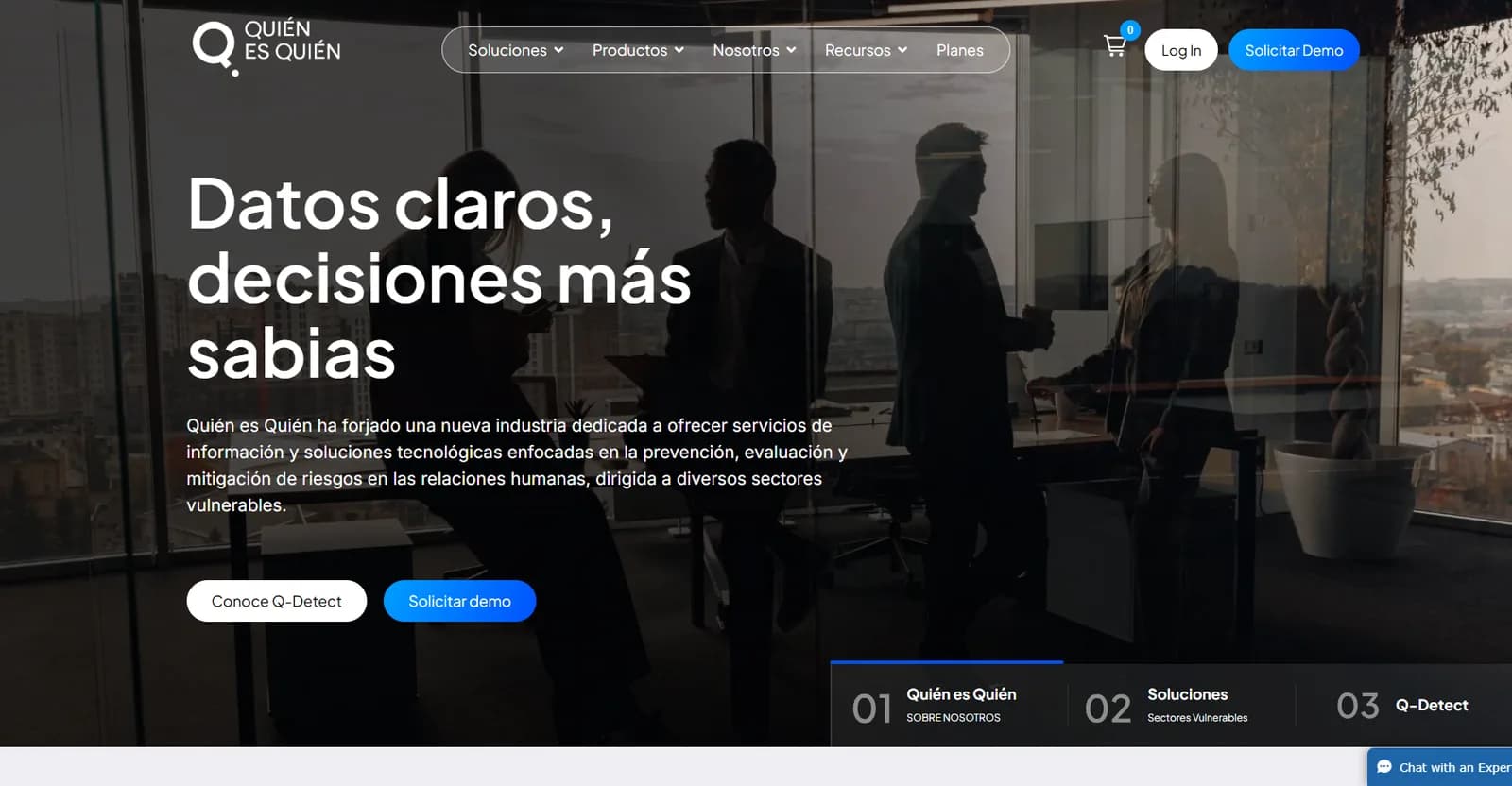 Screenshot of Quién es Quién at quienesquien.mx